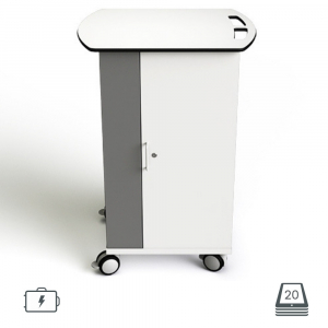 Zioxi Chromebook / Laptop / Tablet-Ladewagen 20 Geräte - Zylinderschloss