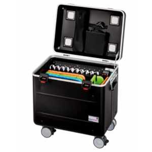 Parat Paraproject i10S trolley case mit 10 Fächern charge&sync schwarz