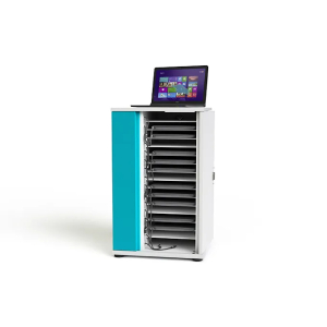 Zioxi Laptop Ladeschrank für 16 Laptops bis zu 15,6 Zoll - Digitales Codeschloss