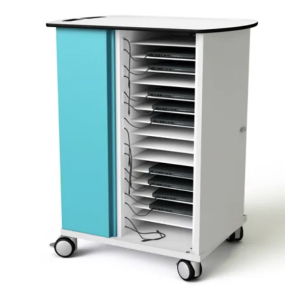 Zioxi onView Netwerk oplaadkar voor 16 laptops - inclusief USB-C kabels - digitaal codeslot