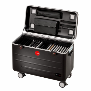 Tablet-Ladekoffer TC20 TwinCharge - USB-C & USB-A - für 20 Tablets bis zu 12,9 Zoll - schwarz