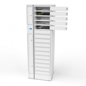 BYOD Volt AC & USB-C Ladeschrank VLSB-16S-MAC-O# inkl. USB-C Kabel für 16 Geräte bis zu 17 Zoll - RFID Schloss + Websteuerung