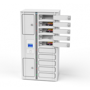 Smartphone Volt 1:1-Schließfachschränke mit Ladefunktion für 10 Smartphones inklusive USB-C-Kabel - RFID-Schloss + Websteuerung