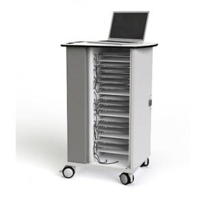 Chromebook USB-C Ladewagen mit Kabeln Zioxi CHRGTUC-CB-16# für 16 Chromebooks bis zu 14 Zoll - Tastensperre