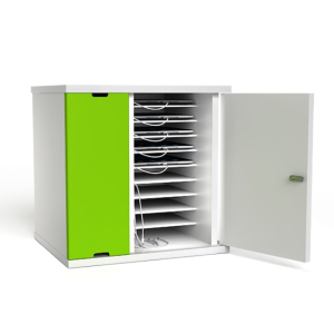 USB-C Ladeschrank für 10 iPads & Tablets - CHRGCUC-TB-10-R - RFID-Schloss