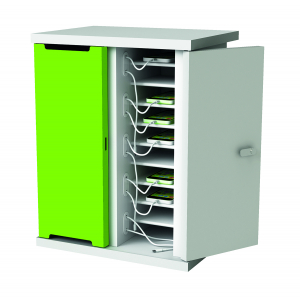 Zioxi Ladeschrank aufladen und synchronisieren von 10 Smartphone, iPod Geräten - Digitales Codeschloss