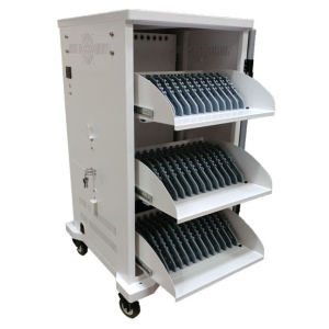 USB-C Ladewagen P-Tec T36V für 36 Tablets oder Laptops - Laden über USB-C