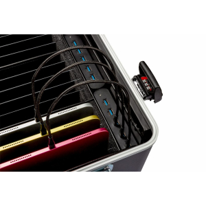 Tablet-Koffer MicroCase TC15 für 15-Zoll-Tablets bis zu 11 Zoll – USB-C & USB-A