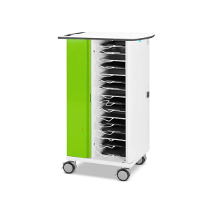 Zioxi onView Ladewagen für 16 Tablets bis zu 11 Zoll – Web-Verwaltung – inklusive USB-C-Kabel – digitales Zahlenschloss