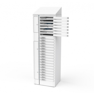 Zioxi Volt BYOD Load Locker VLS1-24S-UC-C-G# für 24 Geräte bis 17 Zoll - digitales Codeschloss - USB-C