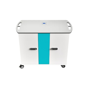 Zioxi onView Laptop-Ladewagen CHRGT-LS-32-R-O3 – für 32 Laptops bis zu 16 Zoll – RFID-Schloss