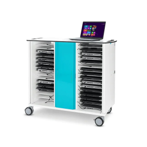 Zioxi onView Netwerk oplaadkar voor 32 laptops - inclusief USB-C kabels - RFID slot