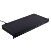 Bravour 16 Port 1U rackmontierbarer USB-Hub zum Laden und Synchronisieren