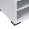 Tisch-Ladeschrank BR5KLDESK für 5 Geräte - Möbelschloss