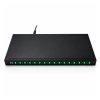 1U-Hub mit 16 USB-C-Anschlüssen zum Laden und Synchronisieren, USB 3.1