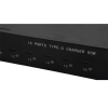 16 Ports USB-C 65W 1U Rackmount Lade-Hub