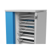 Hoher Laptop-Ladeschrank für 32 Laptops CHRGS-LS-32-C - digitales Codeschloss