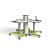 Zioxi PowerHub Tower mit Kabel – 4 Steckdosen / 4 USB-A- und USB-C-Anschlüsse