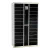 Laptop & Tablet Fächerschrank mit Ladefunktion BR24PSLZ – 24 Fächer – Steckdose & USB-Anschluss – RFID