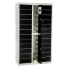 Laptop & Tablet Fächerschrank mit Ladefunktion BR24PSLZ – 24 Fächer – Steckdose & USB-Anschluss – RFID