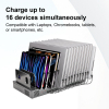 16 Port USB-C 1000W Ladestation - schwarz