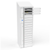 Zioxi Volt BYOD-Ladeschrank für 16 Laptops – Steckdose + USB-C 60 W – RFID & onView