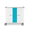 Zioxi onView Netwerk Ladewagen für 16 Laptops - inkl. USB-C-Kabeln - RFID-Steckplatz