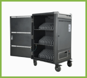 Chromebook Management Ladewagen mit Räder - Für 16, 24, 32, 36 Chromebooks, mit Schusselschloss